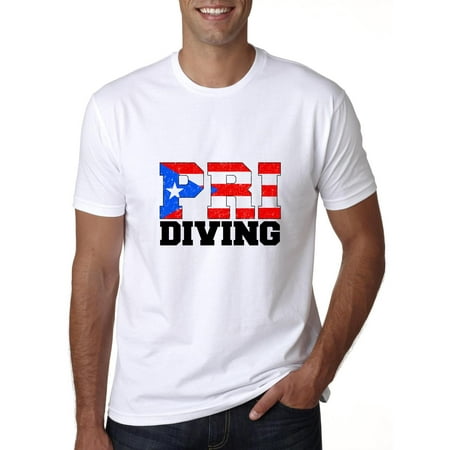 Olympic Diving - Puerto Rico Men's T-Shirt (Best Diving In Puerto Rico)