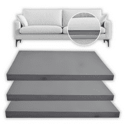 XCEL 3 Pack 27" x 20" x 1" Sofa Cushion Support, Chair Cushion Support Couch Sagging Support Seat Cushion to Fix Sagging Couch or Chairs (Gray - 3 Pack)