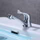 thumbnail image 5 of Grifo de lavabo de una sola columna de agua fría grifo de lavabo de apertura rápida lavabo duradero, 5 of 6