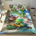 thumbnail image 1 of Yoshi Conjunto de sábanas temático, trío de piezas, cómodo y amigable con la piel, diseño único, regalo de decoración para el hogar para familiares, amigos y fans,173cm *218cm, 1 of 6