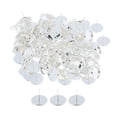 thumbnail image 4 of Esquirla 100 Pcs 8/10/12mm Round Blank Stud Earring Base Setting Jewelry Craft DIY, 4 of 8