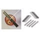 thumbnail image 1 of Sostenedor de mecha de vela perfecl 20 piezas de metal de acero inoxidable, 1 of 8