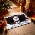 thumbnail image 4 of Christmas Diatomite Doormat Absorbent Entryway Rug, Mud Resistant Indoor Outdoor Mat, Quick Dry Short Pile Non Slip Rubber Backing, Easy Clean Front Door Mat for Winter Decor, 4 of 6