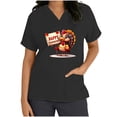 thumbnail image 2 of Sexlip Women's Cartoon Print Short Sleeve T Shirt Cute Design Soft Fabric Daily Casual Wear Black M, 2 of 7