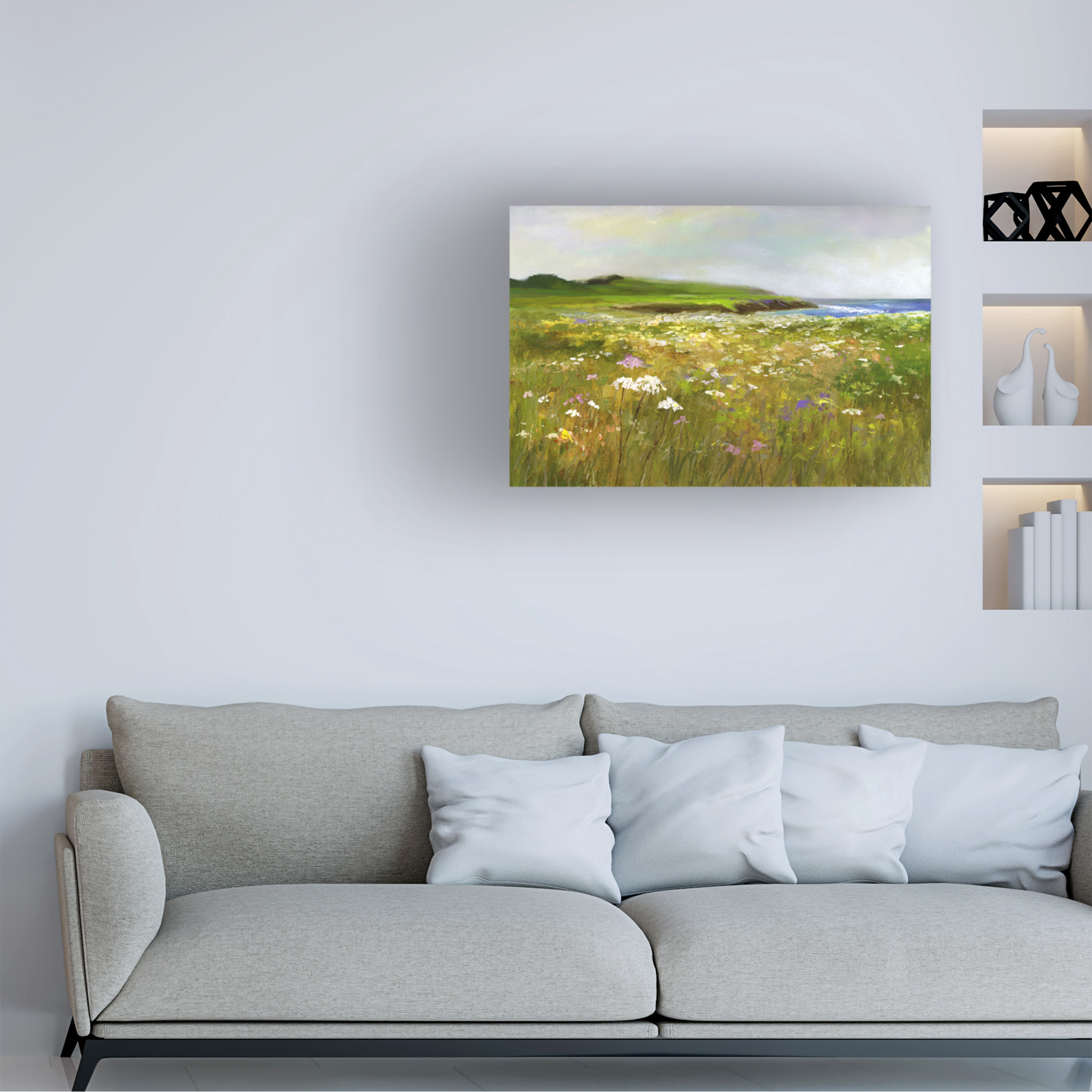 Sheila Finch 'Montara Bluffs' Canvas Art