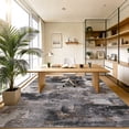 thumbnail image 5 of FairOnly Grey 5'x7'Abstract Machine Washable Area Rug Pet Friendly Low Pile Non Slip Contemporary Floor Rug for Living Room Bedroom Kitchen, 5 of 8