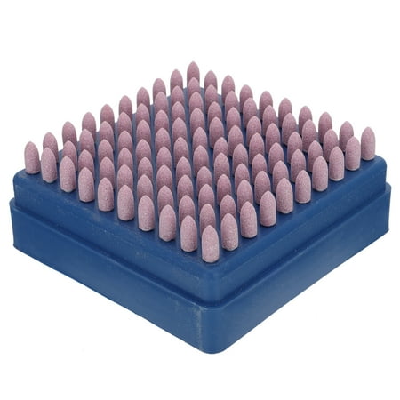 

Polishing Heads 100pcs Flint Grinding and Polishing Engraving Grinding Wheel Heads (Pink)