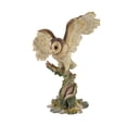 thumbnail image 2 of Veronese Design Owl Spreading Wings on Perch Statue, 2 of 4