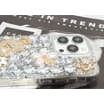 thumbnail image 4 of iPhone 14 Pro Bling Glitter Case,Luxury Bling Diamond Rhinestone Gemstone 3D Perfume Bottle and Flower Gemstone Soft TPU Back Cover Case for Women Girls with iPhone 14 Pro 6.1" 2022, 4 of 10