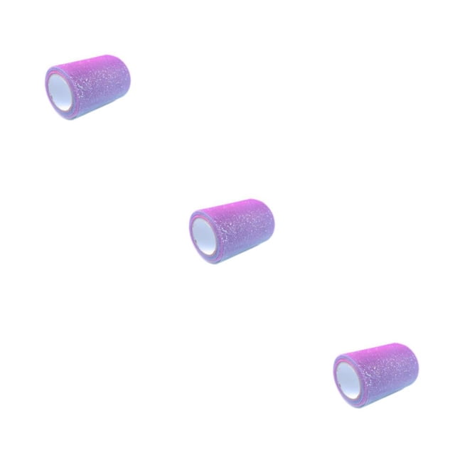 Rollo de tul brillante Wosthever Tela de poliéster 7,5 * 1000 cm