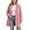 Pink, variant on Smsaxvxz Womens Long Coats Winter Warm Fuzzy Jackets Long Sleeve Outerwear White XL