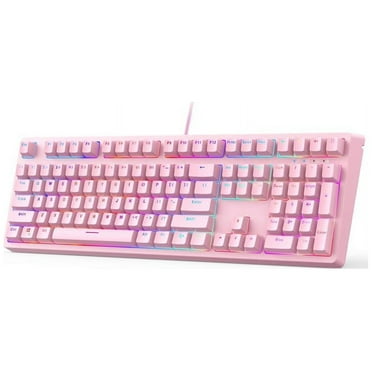 AUKEY Mechanical Gaming Keyboard - Pink KM-G15