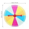 thumbnail image 4 of OUNONA DIY Prize Wheel for Parties and Events Rotating Game Prop with Plastic Construction Multi Color, 4 of 8