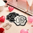 thumbnail image 6 of Flower Shape Bath Mat Diatom Mud Absorbent Rug Non-Slip Bathroom Carpet for Kitchen Door Entrance Washable Decor(A), 6 of 6