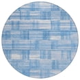 thumbnail image 2 of Addison Rugs Chantille Indoor/Outdoor Transitional Stripes Denim Machine Washable Round Rug, 8' x 8', 2 of 8