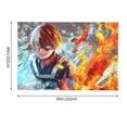 thumbnail image 2 of My Hero Academia Tapestry, Anime Wall Poster Art, Wall Tapestry For Bedroom Living Room Dorm Room, Wall Hanging For Festival Party Events Background Photography Backdrop, 60x40 Inch, 2 of 9