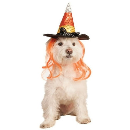 Rubies Pet Shop Boutique Pet Halloween Costume Accessory Candy Corn Witch Hat For Dog or Cat