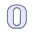 thumbnail image 2 of SDNall Creative LED Letter Lights Night Light Plastic English Letters Light Lamp Decor, 2 of 9