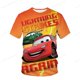 thumbnail image 1 of Disney Baby Boy dibujos animados 3D impresión Pixar Cars Lightning McQueen niños camisetas de manga corta chica Top Tee ropa chico disfraz 160 heqiyong CONDUJO, 1 of 2