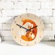 thumbnail image 5 of Punteros de aluminio de dibujos animados Reloj de pared con esfera de madera Movimiento sin tictac Reloj de sala de estar Dormitorio Advancent JJ20451-02, 5 of 6