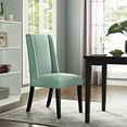 thumbnail image 2 of Hawthorne Collections 20.5" Modern Fabric Dining Side Chair in Laguna Green, 2 of 4