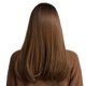thumbnail image 5 of Fiudx Ofertas Flash Artículos En Oferta Peluca De Red Rosa De Pelo Largo Liso Marrón Degradado Negro De Seda De Alta Temperatura, 5 of 6