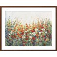 thumbnail image 2 of Art.com Garden in Bloom I Art Print by Tim OToole, Brown Frame Wall Art, 29" x 23", 2 of 5