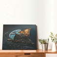 thumbnail image 4 of Naloa Steampunk Mechanical Butterfly Print Canvas Picture,Wall Pictures, Modern Decorative Poster,Art Prints for Bedroom, Toilet, 40 x 30 cm, Built-in Wooden Frame, 4 of 6