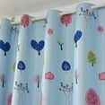 thumbnail image 2 of URMAGIC 1 Panel/39"x79"Blackout Window Curtains Eyelet Curtains Grommet Curtains for Bedroom Bathroom Living Room,Blue Love Heart, 2 of 6
