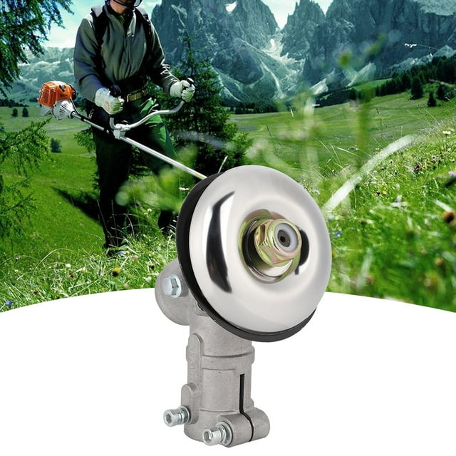 POCREATION Brush Cutter Gearhead, Sturdy Replacement Gear Head, Anti - Corrosion Aluminum Alloy Material Oxidation Resistance For Trimmers Brush Cutters