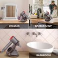 thumbnail image 3 of Livoccur Hair Dryer Stand Holder for All Dyson Supersonic Models, Magnetic Hair Dryer Display Stand Wood Bathroom Organizer, 3 of 7