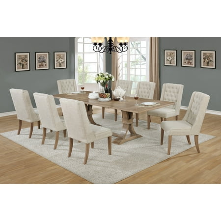 Best Quality Furniture Clasic Style 9pc Dining Set