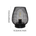 thumbnail image 3 of Creatine Industrial Style Decorative Table Lamp Unique Art Craft Silk Screen LED Night Light, 3 of 4