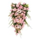 thumbnail image 3 of Guirnalda decorativa de lágrima para colgar en la pared, guirnalda floral, adornos artificiales Rosa, 3 of 9