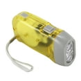 thumbnail image 3 of Qtmnekly 3 LED Dynamo Wind Up Flashlight Hand Crank Camping Plasitc Yellow, 3 of 8
