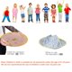 thumbnail image 5 of Capa de corte de pelo para niños, paraguas, capa de barbero para niños, capa de corte de pelo para niños, atrapapelos para cortes de pelo, 5 of 5