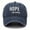 Blue Navy, variant on Printed Wash Baseball Hat Vintage Solid Color Lightweight Daddy Hat Can Be Adjusted To Imitate Old Unisex Sun