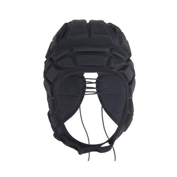 bedienty Children's Rugby Helmet oft Padded Playing Rugby Headguards occer Headgear Black S