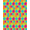 Multicolor, Pattern 3, variant on ODIKA Bedside Geometric Checkerboard Multi Block Contrast Hopscotch for Queen Size Bedroom, Under Bed, Master , Foldable Easy Care