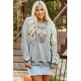 thumbnail image 4 of Redhotype Vogue Oversized Skull Graphic – Grey Sweatshirt, Trendsetter Fit, 4 of 8
