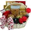 My Gourmet Valentine Gift Basket with Caviar and Chocolate