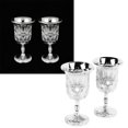 thumbnail image 1 of Copa De Vino De Metal Retro, 2 Piezas Pulidas, Elegante Copa De Cóctel Vintage Multiusos Para Gabinete De Vino Para El Hogar, 1 of 7