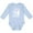 AE-Light Blue, variant on Inktastic Hunting Girls Hunt Too Only Prettier with Doe and Arrow Girls Long Sleeve Baby Bodysuit