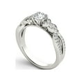 thumbnail image 2 of 3/4 Carat T.W. Diamond Vintage 14kt White Gold Engagement Ring, 2 of 4