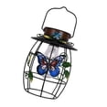 thumbnail image 4 of Vaveren Solar Lantern Outdoor Light Butterfly LED Chandelier for Pathway Fence Patio, 4 of 8