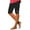 453#Black, variant on Dressy Casual Capri Pants for Women - Trendy Lightweight Stretchy Knee Length Ladies Clothing
