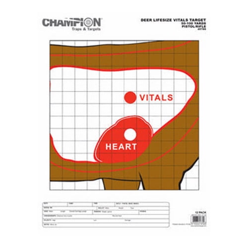 Champion Traps And Targets Deer Vitals Target 12 Pack Walmart  champion-traps-and-targets-deer-vitals-target-12-pack-walmart