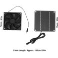 New Solar Panel Fan Kit Monocrystalline Silicon 2200Rpm Solar Exhaust ...