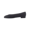 thumbnail image 3 of Womens Stuart Weitzman Chicflat Ballet Flats, Black Suede, 9 US, 3 of 5