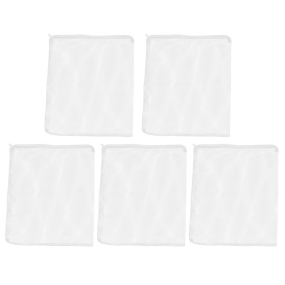 5pcs Aquarium Filter Fine Net Mesh Bags Mesh Pouch Bag Fish Tank Zip Filter Bag